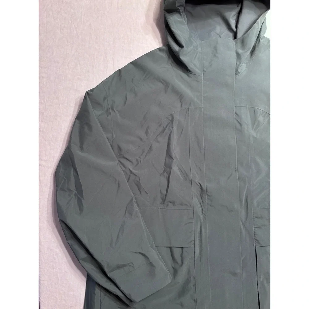 Lululemon Oversized Hooded Rain Jacket In Medium Forest - Size 10